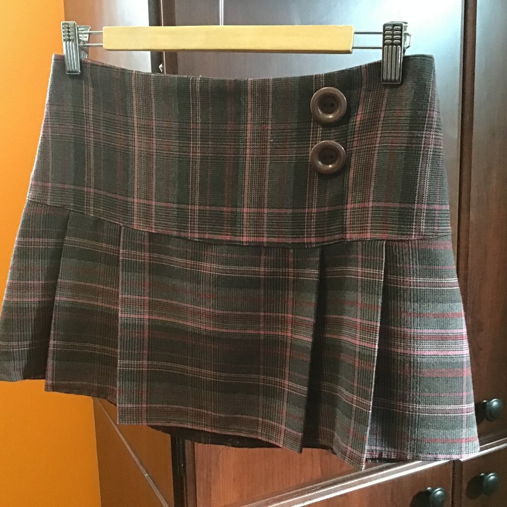 Pink & Grey mini skirt